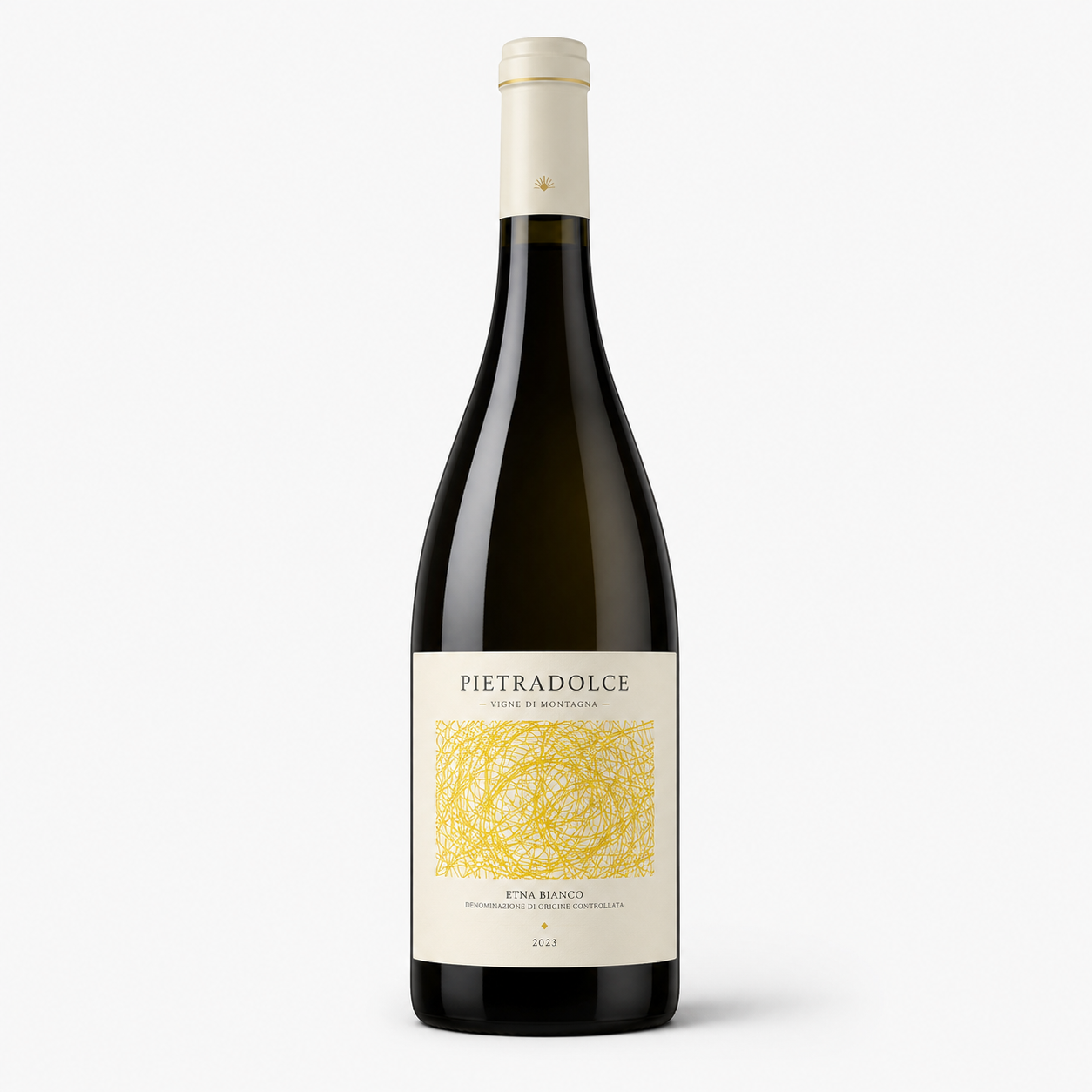 Pietradolce Etna Bianco 2024 white wine bottle