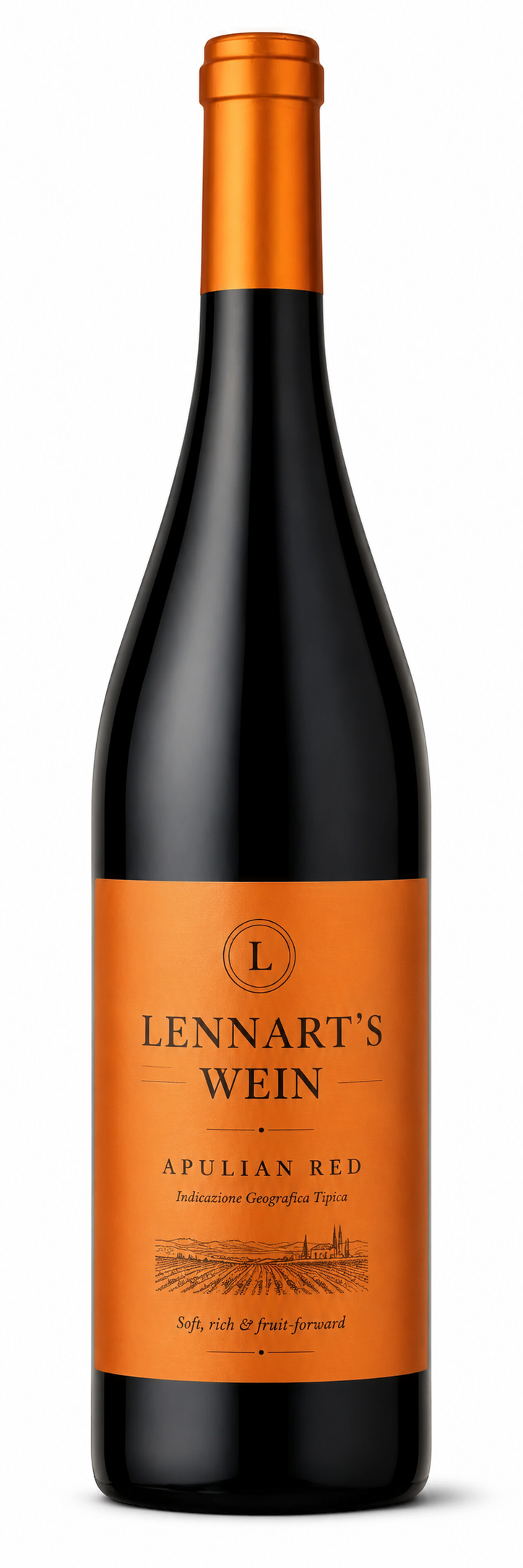 Luna Argenta Negroamaro Primitivo Appassite 2024 red wine bottle