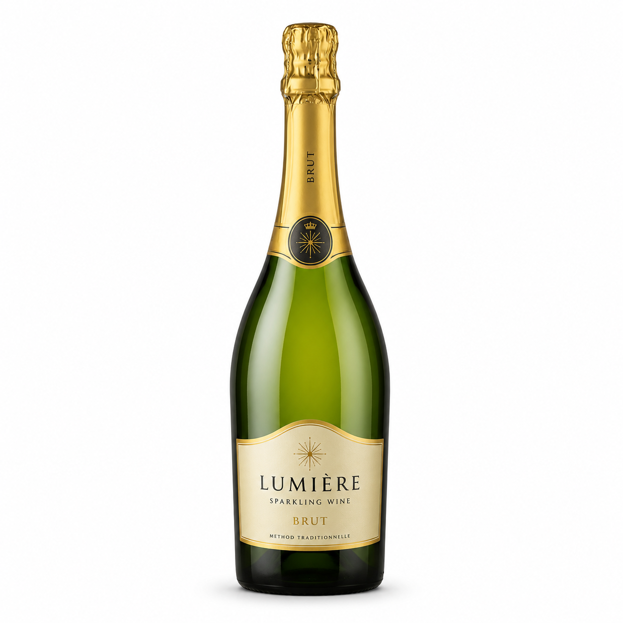 Sparkling wine bottle