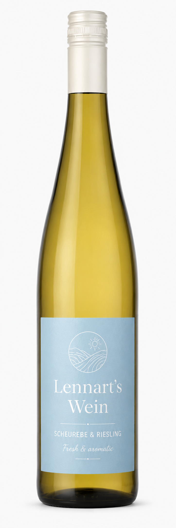 Metzger Prachtstück Cuvée 2025 white wine bottle